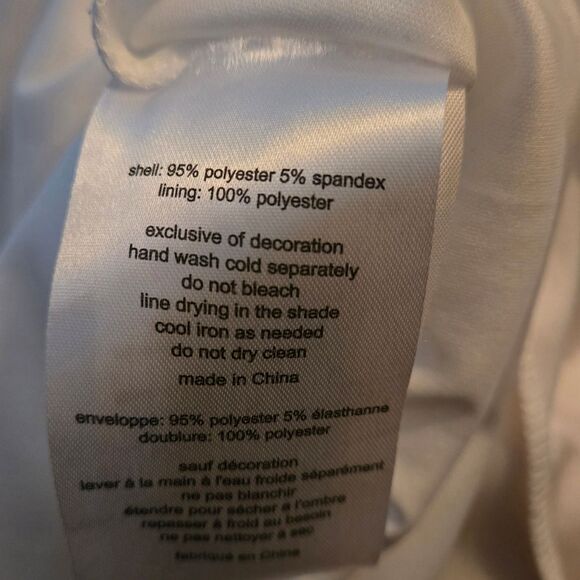 Elegant White Sequin Gown - Picture 7 of 10